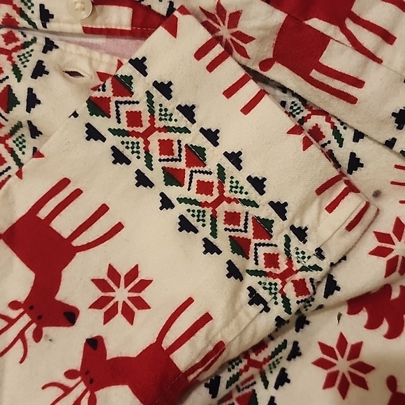 Adult Unisex Flannel Pajama Top and pants Christmas set new medium - Picture 5 of 5